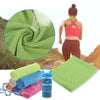 Microfiber Sport Towel Rapid Cooling Ice Face Towel Quick-Dry Beach Towels Summer Enduring Instant Chill Towels for Fitness Yoga