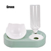 Pet Bowl Double Bowls Food Water Feeder con dispensador de agua automático