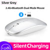 Mouse Dual Mode Bluetooth Wireless USB Rechargeable RGB Mouse Silent Ergonomic Mouse With Backlight For Laptop PC ipad