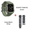 2023 KOSPET TANK M1 Military Smart Watch Men Smartwatch For Women Electronic Fitness Watches 5ATM IP69K Waterproof Bluetooth